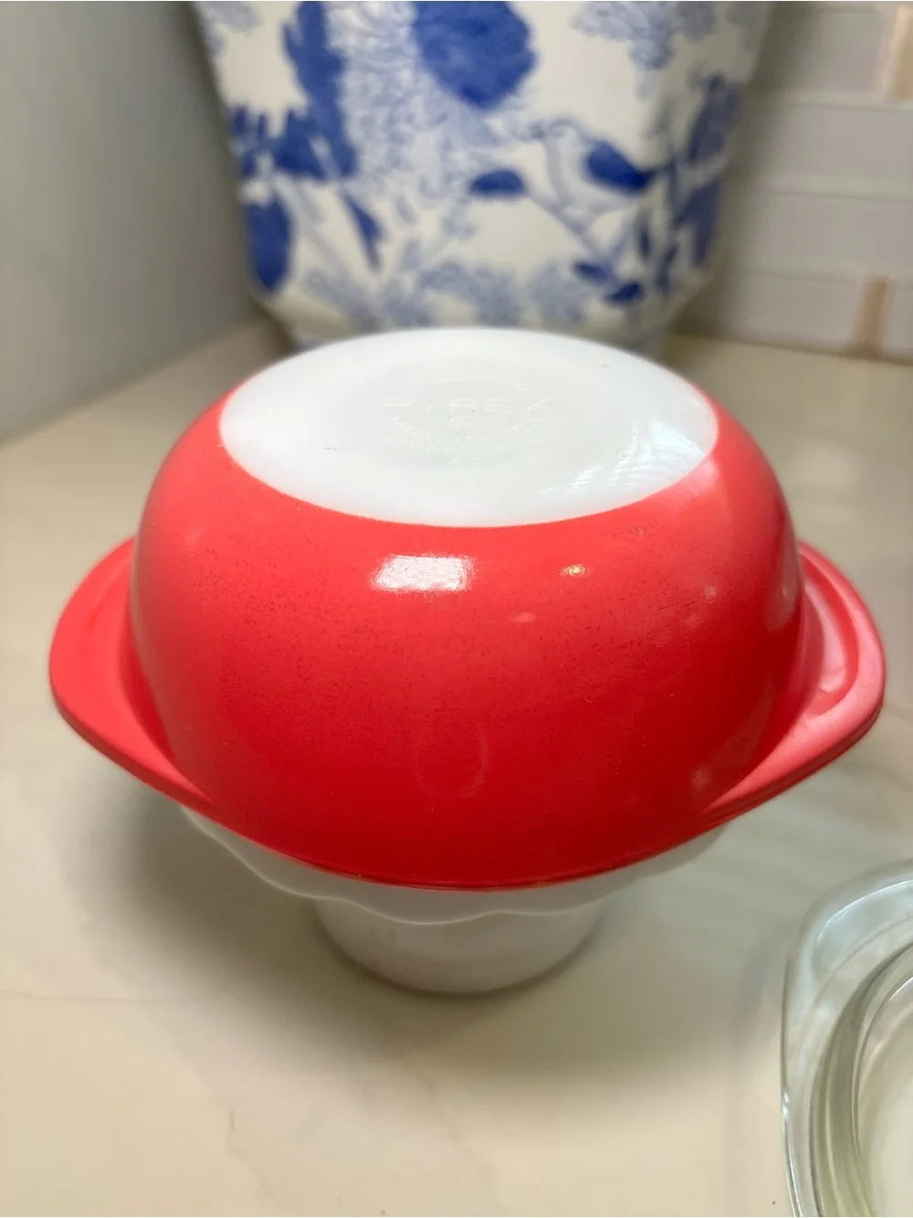 PYREX 50s Flamingo Pink Individual Casserole Dishes Set 8oz C-080 w/ lids C-980